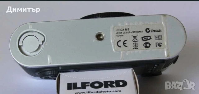 Дигитален фотоапарат Leica M8 с обектив и филтър, снимка 4 - Фотоапарати - 53876126
