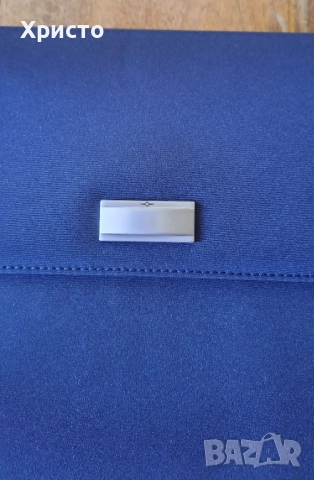 чанта папка луксозна за документи синя Марксман Marksman Размер А4, снимка 8 - Ученически пособия, канцеларски материали - 52349682