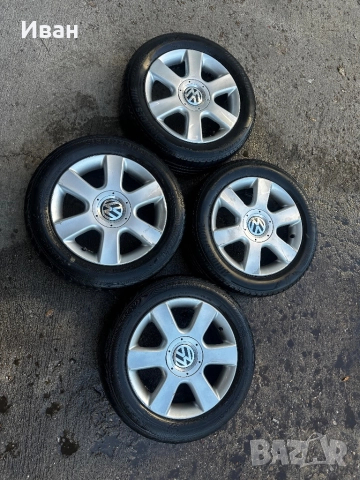 Алуминиеви джанти 5х112 с гуми Bridgestone