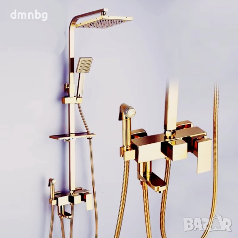 Душ система със смесител в златно 811-C