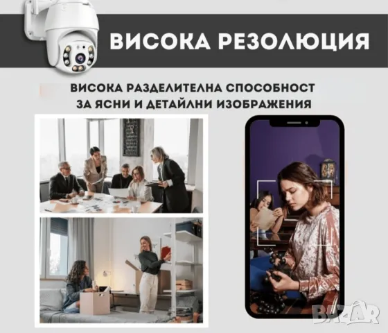 Безжична Камера С 5g И 8led 5mpx(куполна), снимка 3 - IP камери - 49891586