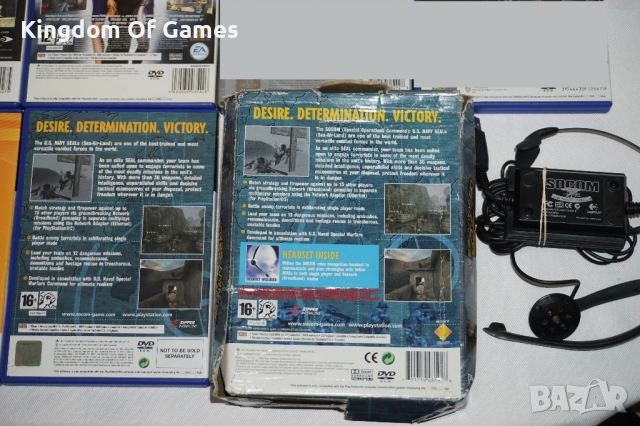 Игри за PS2 Turok Evolution/Mercenaries/Socom US NAVY/XIII/Hitman/Final Fantasy/The Sum Of All Fears, снимка 14 - Игри за PlayStation - 43824801