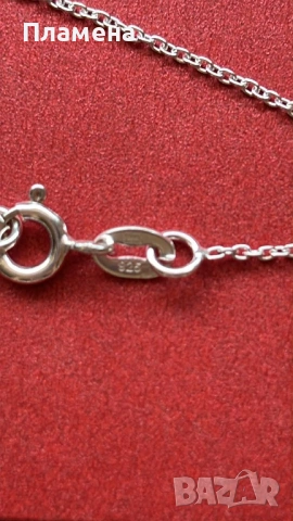 Колие от сребро проба 925 с цирконии , снимка 4 - Колиета, медальони, синджири - 54349240