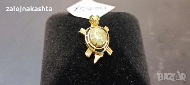 Златна висулка костенурка-2,60гр/14кр, снимка 6 - Колиета, медальони, синджири - 52415917