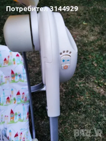  Електрическа бебешка люлка Chicco Polly Swing / Почти НОВА, снимка 4 - Детски люлки - 56012191