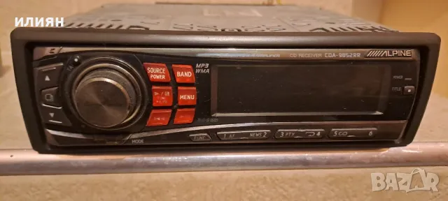радио MP3 ALPINE CDA 9852RR, снимка 4 - Радиокасетофони, транзистори - 50419522