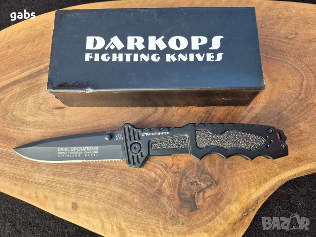 Масивен сгъваем нож DARK OPERATIONS StratoFighter,CTV 2