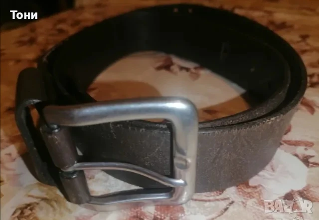 Мъжки Колан Изцяло от Естествена Кожа като Нов 110см , снимка 8 - Колани - 50953670