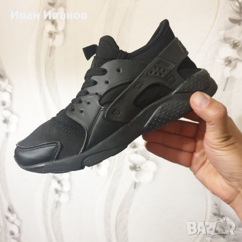  МАРАТОНКИ NIKE AIR HUARACHE BLACK  номер 37, снимка 7 - Маратонки - 40792391