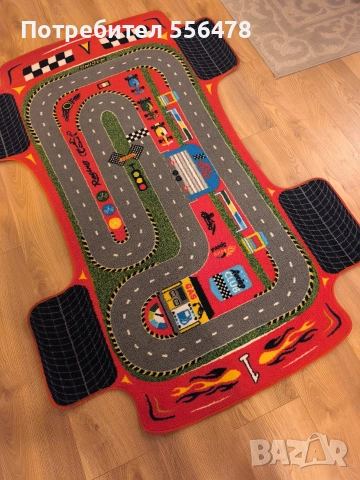Детски килим писта, снимка 4 - Килими - 52653852