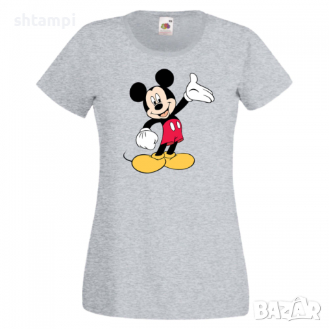 Дамска тениска Mickey Mouse 2 Мини Маус,Микки Маус.Подарък,Изненада,, снимка 4 - Тениски - 36526381