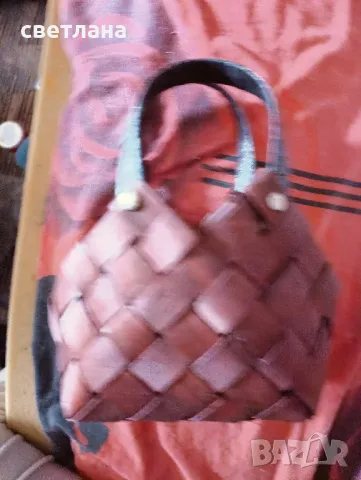 малка кошница плетена с 2 дръжки, снимка 4 - Други - 48535481