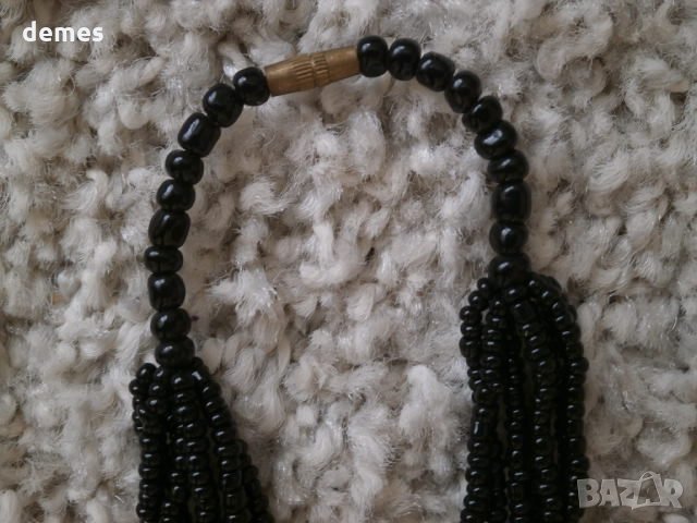  Традиционен африкански гердан-комбинация от пясъчна мъниста, снимка 3 - Колиета, медальони, синджири - 31062167