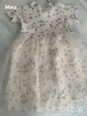 Рокля с къс ръкав за момиченце Zara, снимка 5 - Детски рокли и поли - 50556085