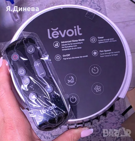 Кула вентилатор Levoit 24w, снимка 3 - Вентилатори - 55792021