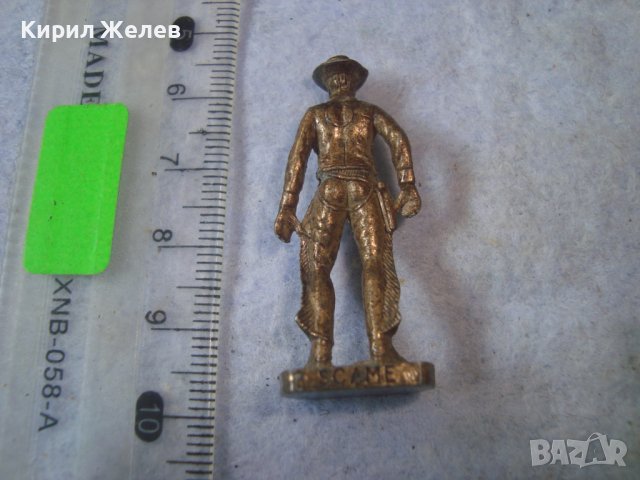 Буч КАСИДИ - БРОНЗОВА ФИГУРКА КИНДЕР ВОЙНИК КОЛЕКЦИОНЕРСКА РЯДКА СТАРА ОТЛИЧНО СЪСТОЯНИЕ 30128 , снимка 3 - Колекции - 38065214