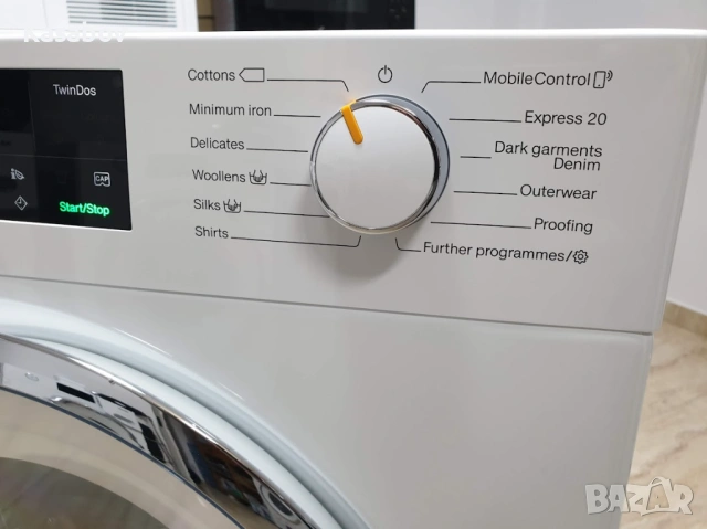Miele 9кг 1600rpm Wi-Fi TwinDos Пералня Миеле 12м Гаранция, снимка 3 - Перални - 53103950