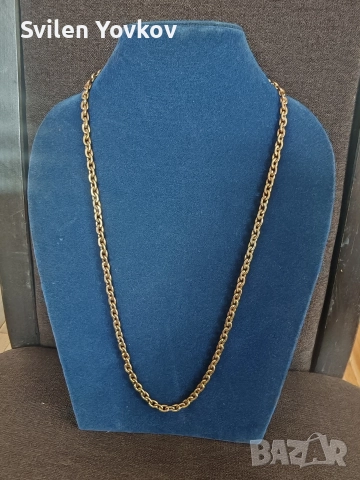 Продавам плътен български златен ланец като нов 14к 585 , снимка 9 - Колиета, медальони, синджири - 52905108