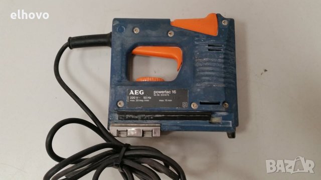 Електрически такер AEG powertac 16, снимка 6 - Други инструменти - 29250503