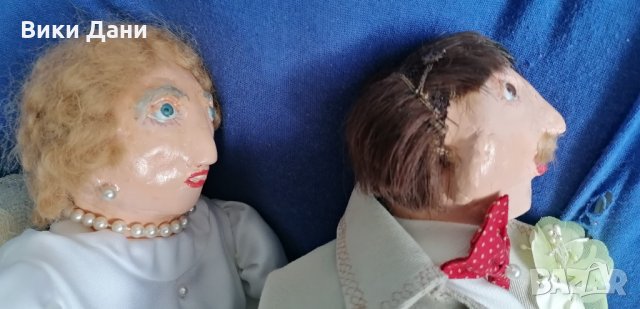 уникат големи кукли Швейцарски младоженци с характер, снимка 7 - Колекции - 30394098