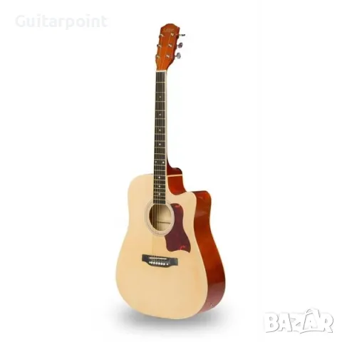 Електро акустична китара с калъф, снимка 2 - Китари - 56321186