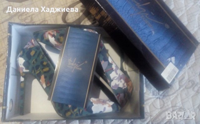 Ефектни шарени обувки Sergio Todzi-39 номер, снимка 3 - Дамски обувки на ток - 30248142