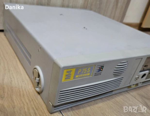 Работещ рядък ретро компютър Olivetti M4-75S процесор Intel Pentium 75 MHz CPU Socket 7 DOS Windows, снимка 7 - Геймърски - 51773172