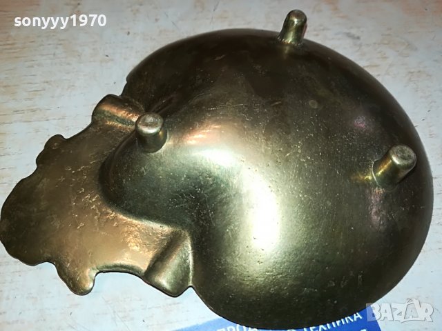 мида-пепелник мед/месинг от франция 0502231501, снимка 14 - Антикварни и старинни предмети - 39562620