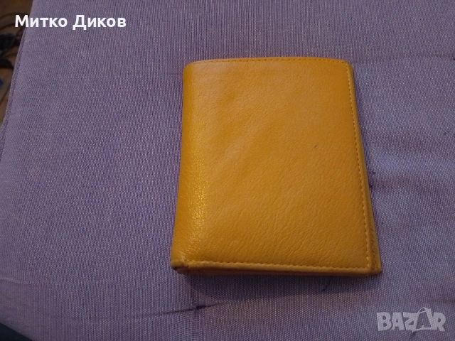 Немски Марков портфейл естествена кожа с много прегради 225х 90 мм като нов