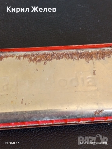 Стара рядка устна хармоника MELODIA MADE IN POLAND за КОЛЕКЦИЯ ДЕКОРАЦИЯ 50511, снимка 6 - Други ценни предмети - 51730860