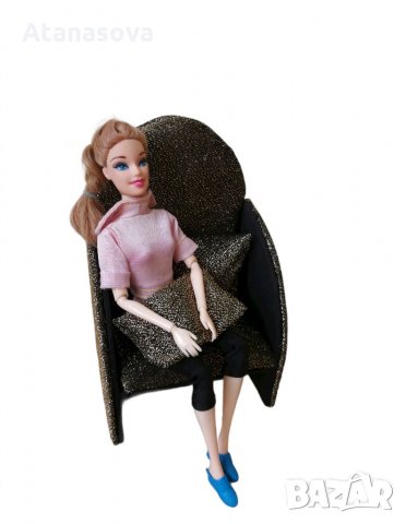 Мини Фотьойл за кукла Барби , снимка 8 - Кукли - 35298281