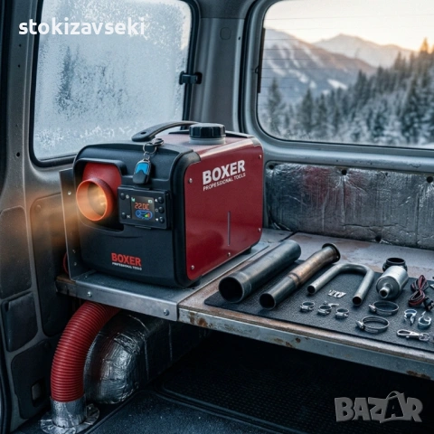 Професионален Дизелов Отоплител (Печка) 12kW Boxer BX-3430/31/32 – 3 в 1, снимка 10 - Отоплителни печки - 54083444