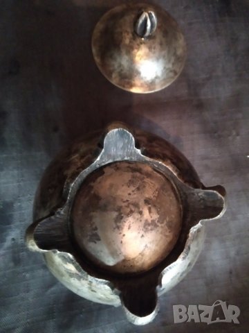 посребрена барокова захарница , снимка 6 - Антикварни и старинни предмети - 34219546