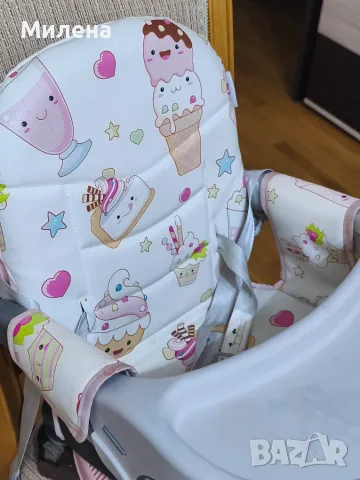 CANGAROO Повдигащ стол за хранене KIWI CUPCAKES, снимка 3 - Столчета за хранене - 55930765