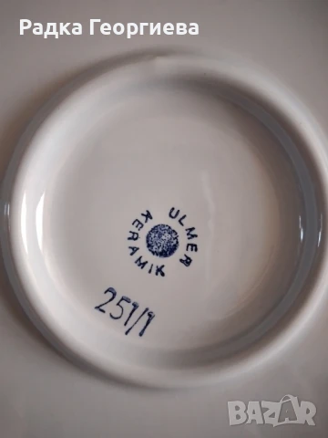 Стенна плоча на Ulmer Keramik с нежен флорален дизайн, снимка 2 - Декорация за дома - 51356752