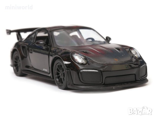 Porsche 911 GT2 RS - мащаб 1:36 на KinSmart моделът е нов в кутийка, снимка 13 - Колекции - 42687511