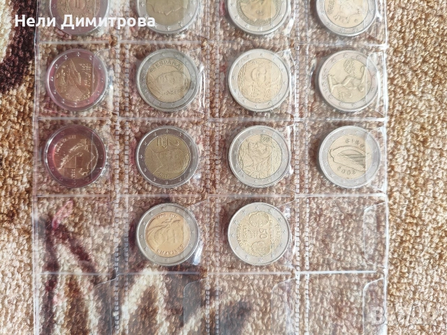 42 броя евро монети с различни гърбове , снимка 7 - Нумизматика и бонистика - 53887080