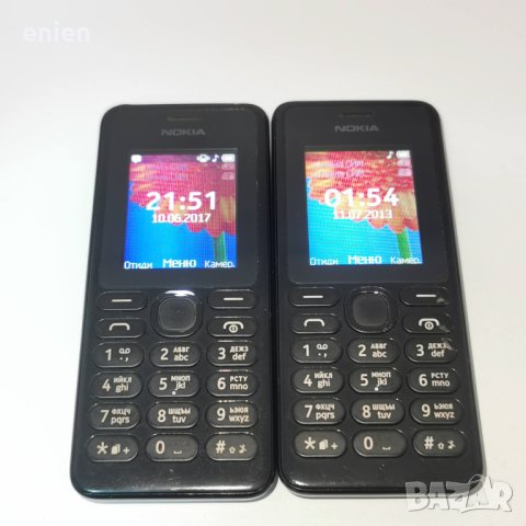Nokia 108 Dual SIM, БГ меню, фенер, MicroSD слот + зарядно / черен, снимка 3 - Nokia - 44195176