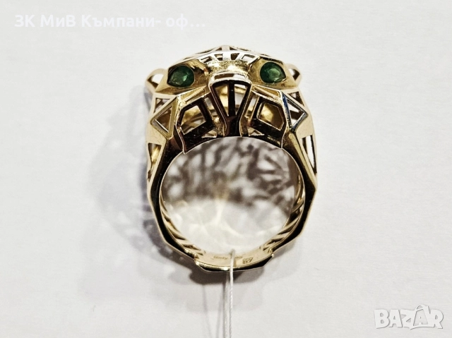 Златен пръстен 6.76гр 6562-25/4, снимка 2 - Пръстени - 52567886