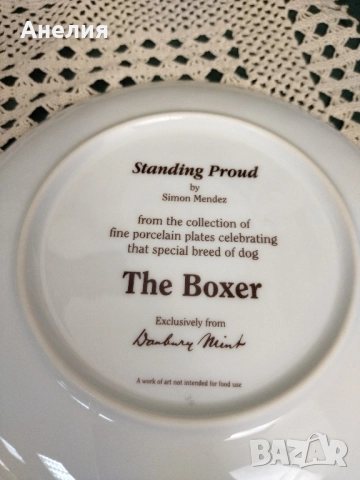 Колекционерски чинии Боксер, снимка 7 - Декорация за дома - 51883321