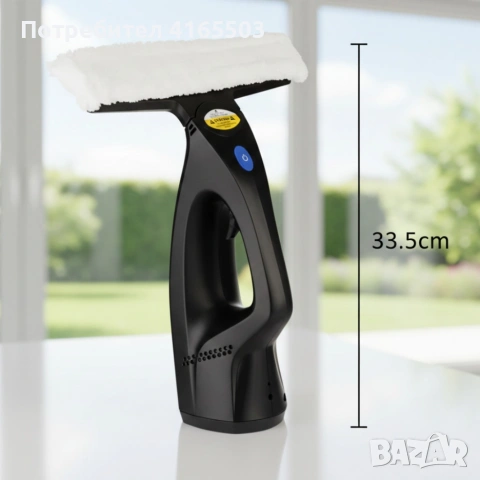 Прахосмукачка за прозорци OSSTOOLS 3 в 1 – Безжично почистване без капки и мокри следи, снимка 3 - Прахосмукачки - 53240124