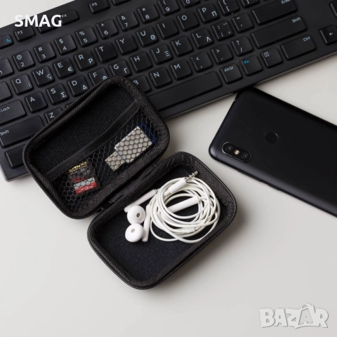 Калъф за съхранение на предмети с цип, розов 11x7x4 см_1196252, снимка 3 - Други - 52306716