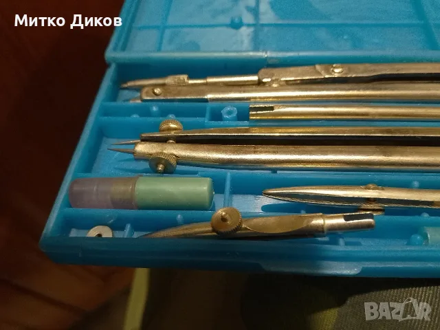Комплект пергели винтидж от соца в кутия СССР г.Рилск нови, снимка 2 - Ученически пособия, канцеларски материали - 56180783