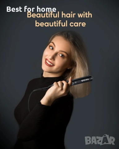Мини преса за коса Wavytalk с керамика 0.7 инча, снимка 7 - Друга електроника - 53344231
