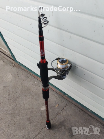 Въдица + макара за спининг. Нова! , снимка 7 - Въдици - 54239547
