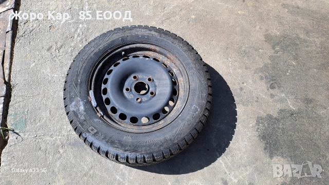 Желязна Джанта 15 цола 5x112 VW Passat 5.5 / Фолксваген Пасат 5.5 , снимка 4 - Гуми и джанти - 54274340