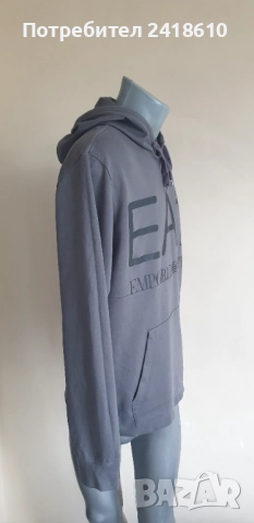 Emporio Armani EA7  Hoodie Mens Size L НОВО! ОРИГИНАЛ! Мъжко Горнище Качулка!, снимка 7 - Спортни дрехи, екипи - 52278211