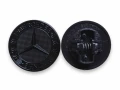 Емблема за преден капак тип тапа Мерцедес Брабус 57mm Синя/Черна A2048170616 Mercedes-Benz Brabus, снимка 5
