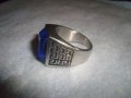СТИЛЕН СКЪПОЦЕНЕН ДИЗАЙНЕРСКИ АРТ ПРЪСТЕН от БЛАГОРОДНА Нрж СТОМАНА с ФАСЕТИРАН САПФИР-КРИСТАЛ 31383, снимка 14