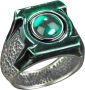 Нов Пръстен и дисплей за реквизит на DC Green Lantern от Noble Collection - метален (10см) , снимка 2